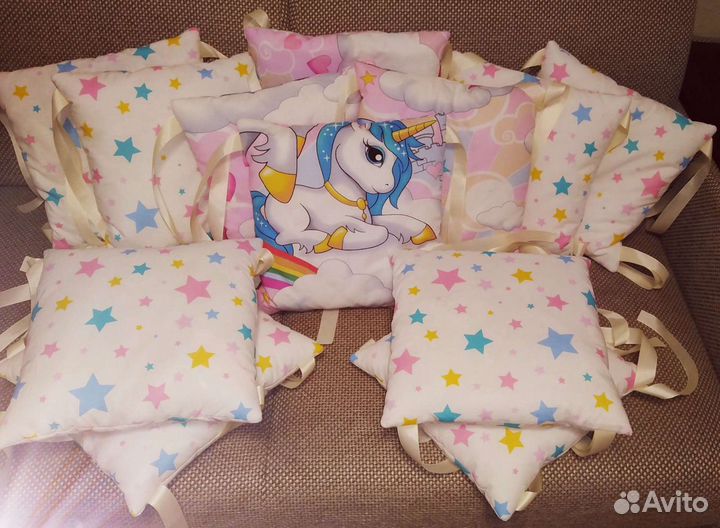 Бортики в детскую кроватку