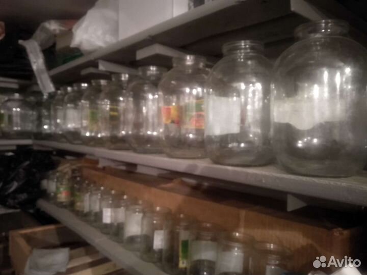 Банка стеклянная 3л, 0,7л, 1л много