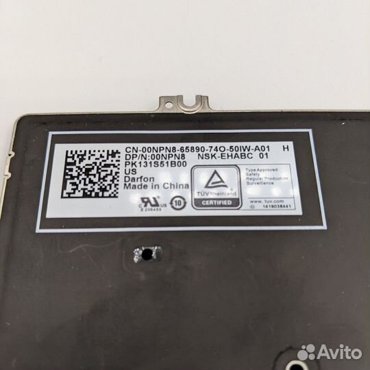 Клавиатура 00NPN8, Dell Latitude E5289, E7280