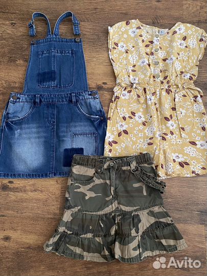 Пакет вещей на девочку 8-10 лет