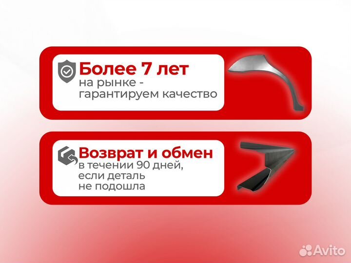 Ремонтные пороги и арки для Honda Каневская