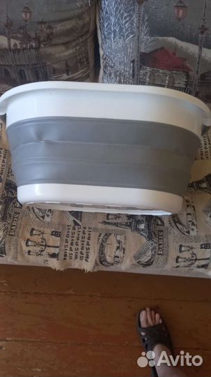 Складная корзина для стирки белья