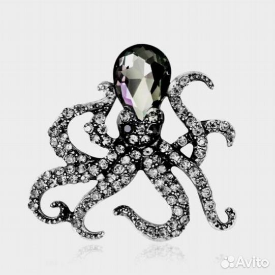 Брошь Осьминог, Весёлый Осьминожка. Новая