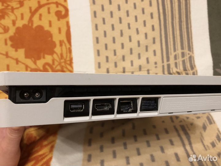 Прошитая PS4 Slim White 1Tb SSD + новые джойстики