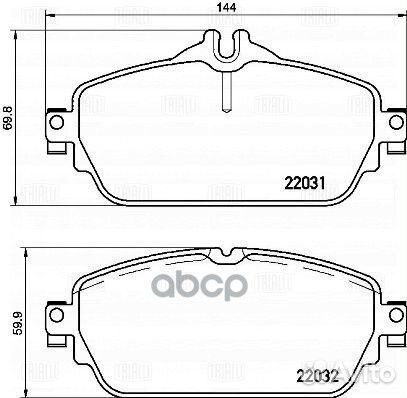 PF 4150 колодки дисковые передние с антискрип