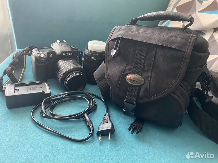 Фотоаппарат nikon D80 с двумя объективами