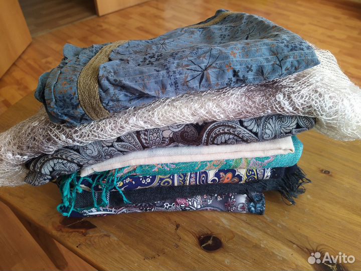 Косынки платки шарфы палантины
