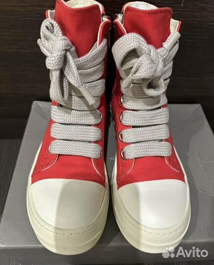 Rick owens ramones jumbo red