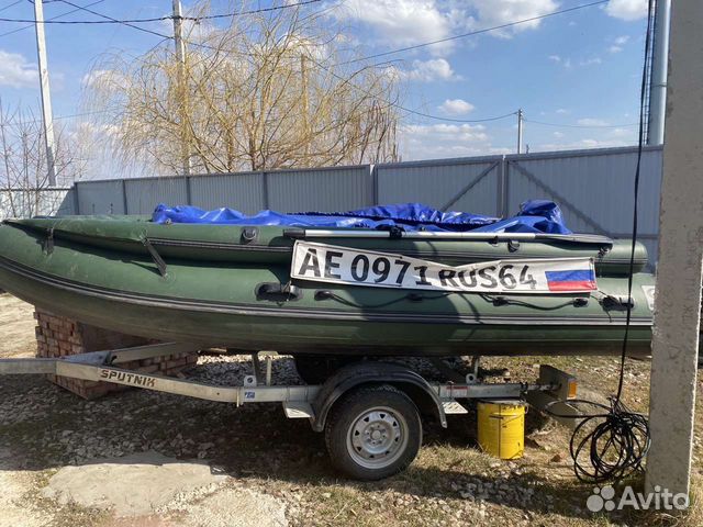 Лодка Фрегат фм 430 с мотором Сузуки 30 и прицепом