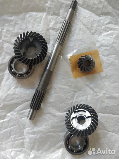 Вал редуктора Tohatsu 9.8 и клоны Микатсу Хайди