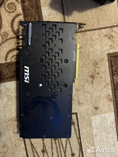 Видеокарта MSI GTX 1080 8gb gaming X