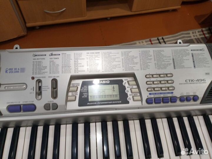 Синтезатор casio ctk 496
