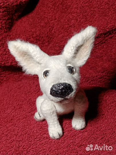 Собачка вязаная