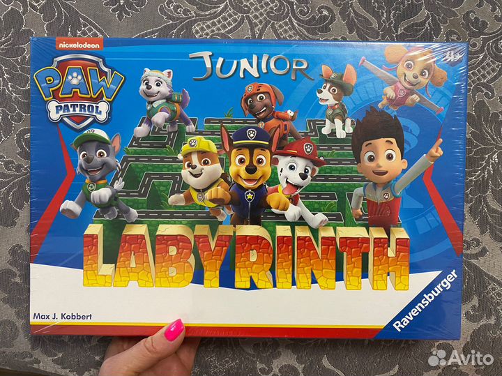 Настольная игра лабиринт щенячий патруль