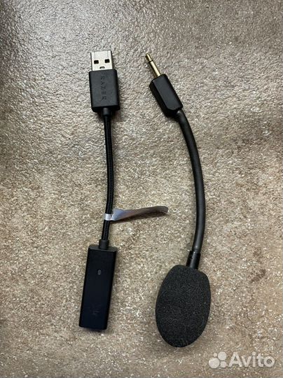 Наушники Razer blackshark v2 + usb sound card