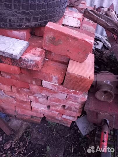 Кирпич красный бу