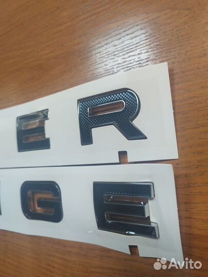 Буквы, надпись Range Rover