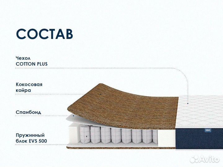 Матрас ортопедический 160х200 см