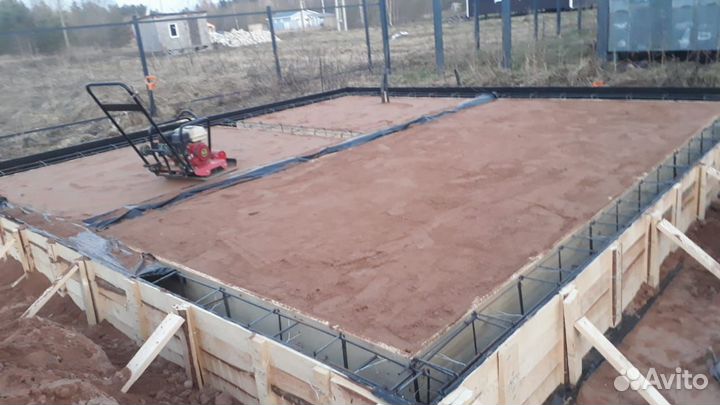 Монолитная плита 6х6