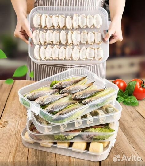 Контейнер для заморозки, пельменница