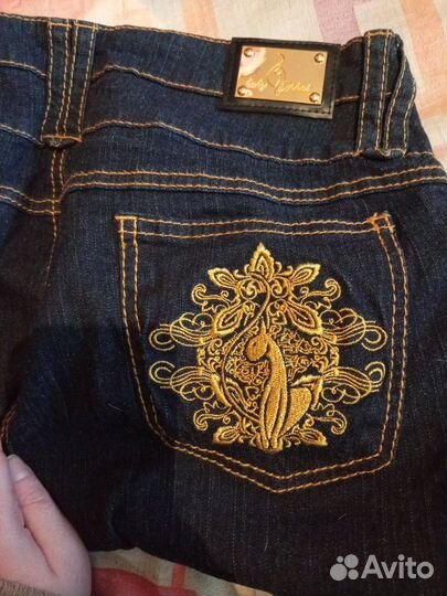 Джинсовые бриджи детские