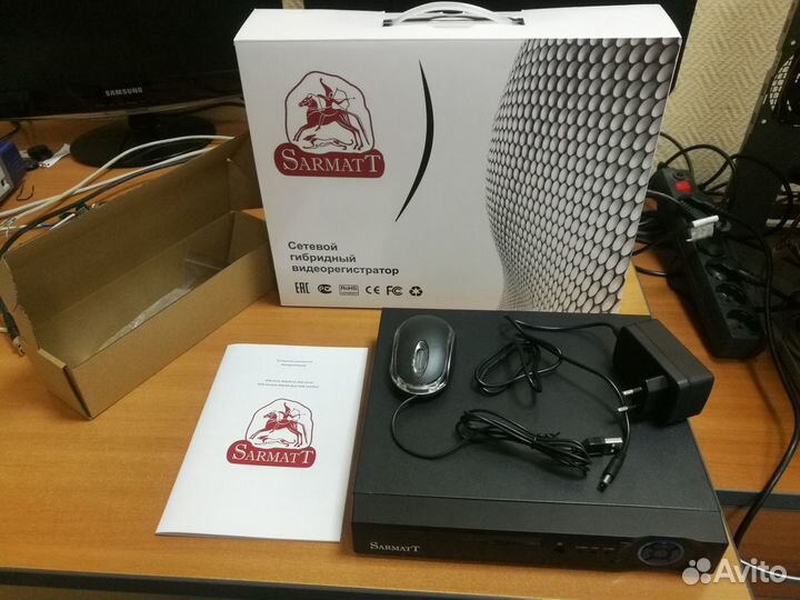 Ресивер Sarmatt DSR-815h на 8 аналог. камер до 4Мп