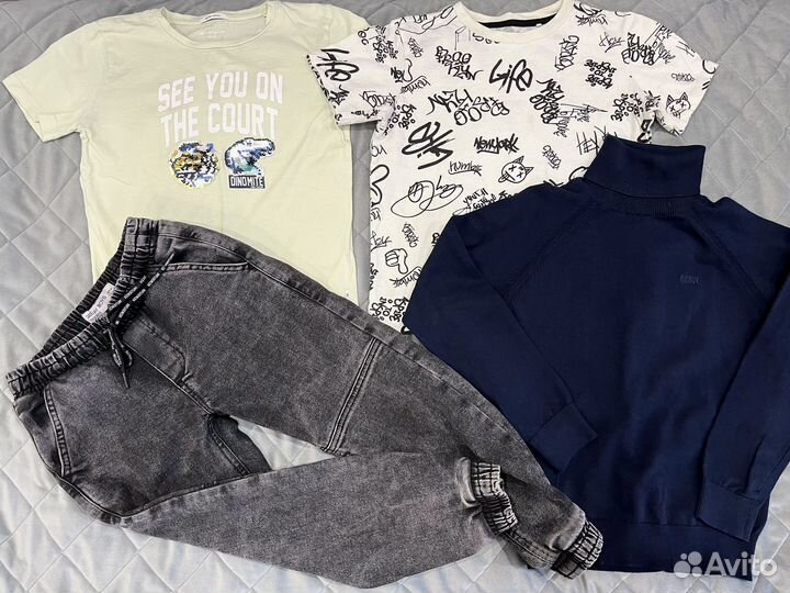 Пакет одежды на мальчика 134