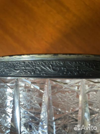 Конфетница ваза СССР серебро 825