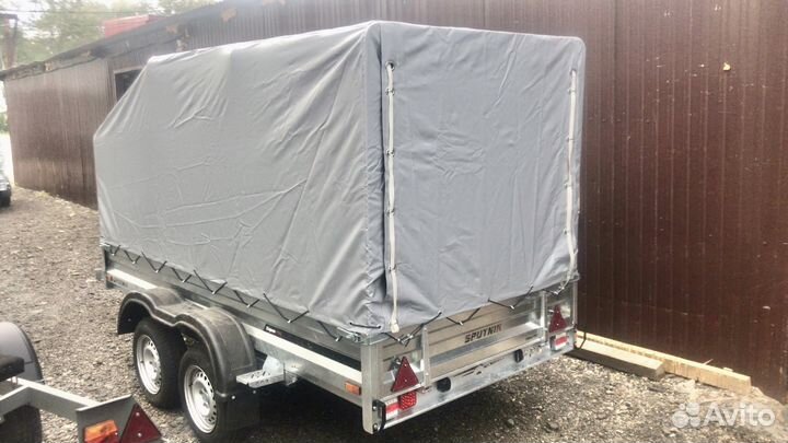 Прицеп Двухосный 3,03х1,44 (внутренний). Тент 1,5м