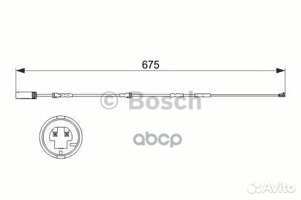 Датчик износа торм.колодок BMW X1(E84) 1 987 47