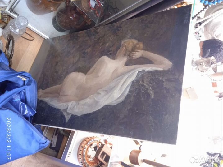 Картина маслом обнаженная