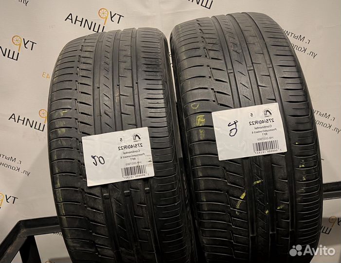 Continental PremiumContact 6 275/40 R22 94Y