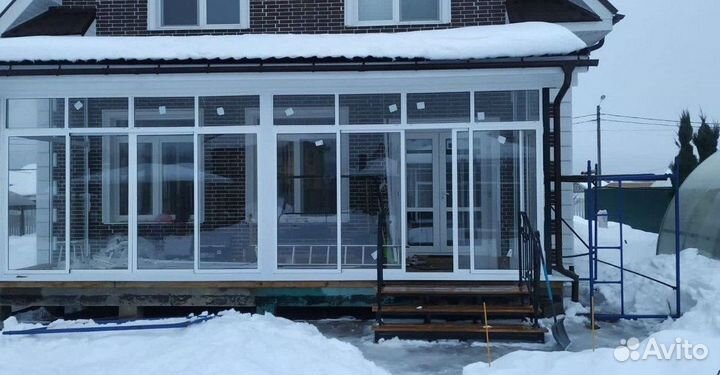 Остекление окон и балконов пвх