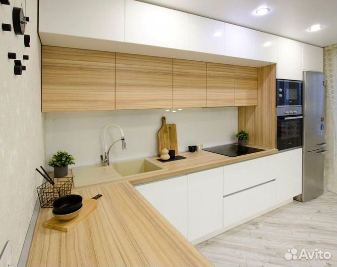 Современная кухня на заказ мдф фасады