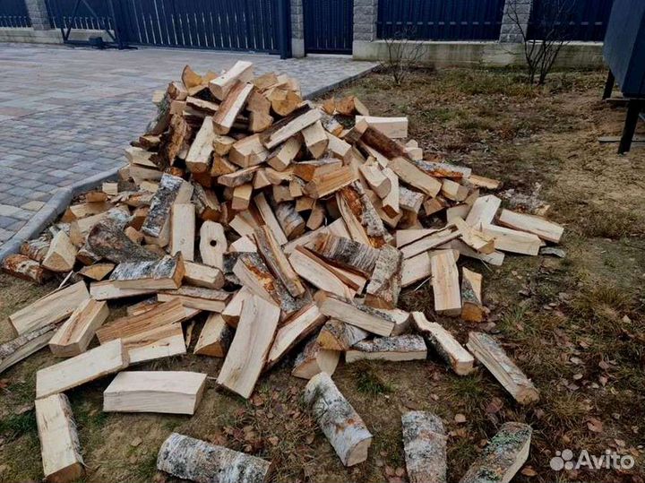 Дрова березовые. Колотые