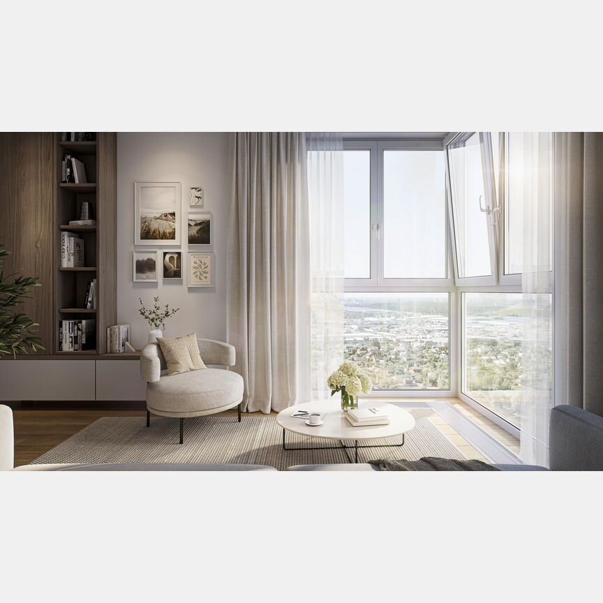 1-к. апартаменты, 34,6 м², 18/23 эт.