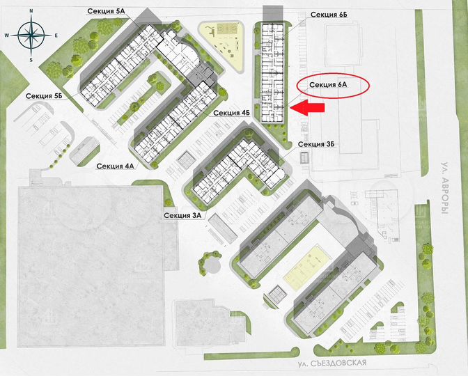Квартира-студия, 35,1 м², 2/25 эт.