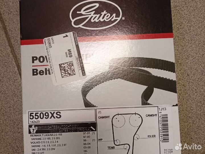 Ремень зубчатый грм Ford Focus Mondeo 5509XS