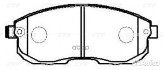CKN-53 GK0768 Колодки тормозные дисковые пе