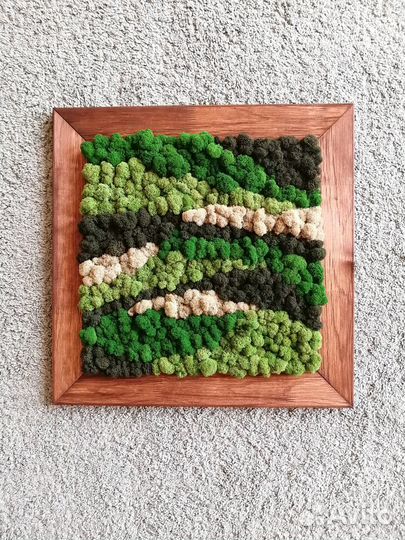 Панно из мха