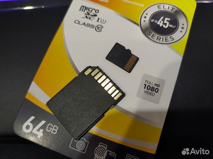 Карта памяти Exployd MicroSD 64 Гб