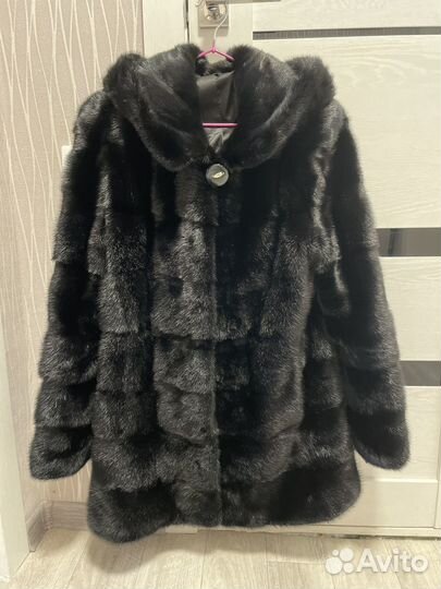 Шуба норковая поперечка 42 44