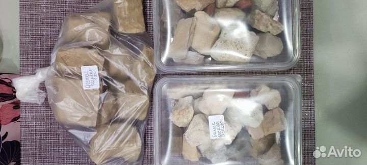 Натуральный мелок и глинка