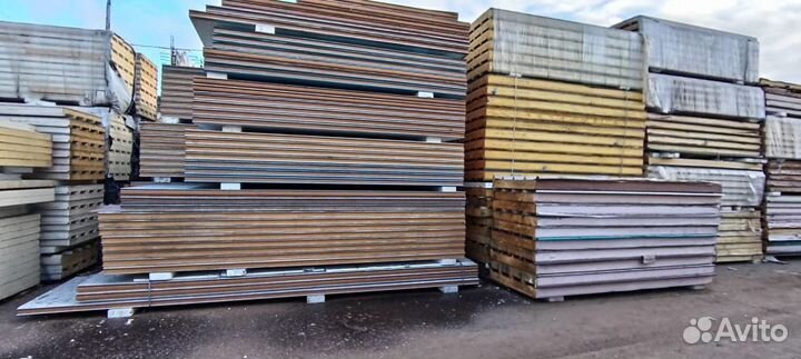 Сэндвич-панели 50000 м2 в наличии