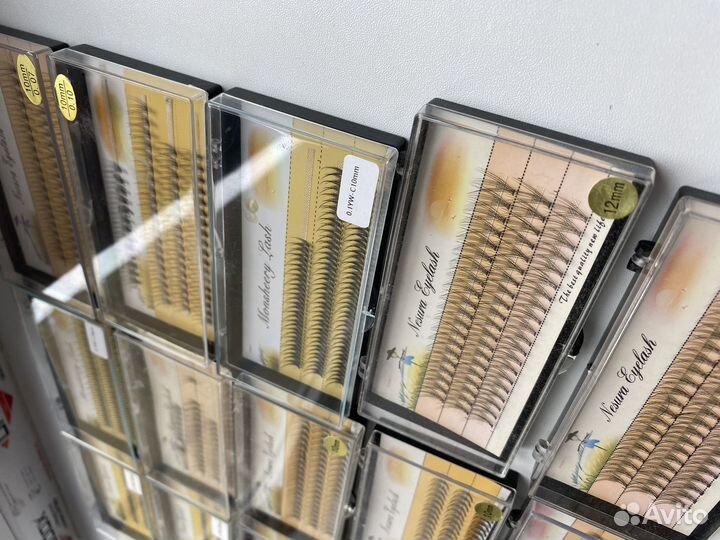 Накладные ресницы пучки