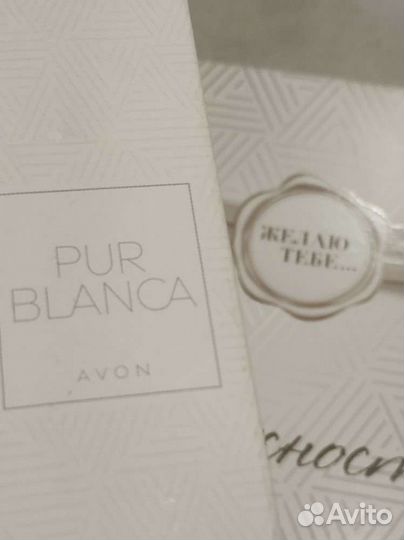 Avon вода Pur Blanca/50 мл/ Cherish/10 мл
