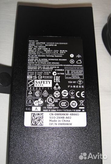 Новый Оригинал Адаптер питания Dell 130W (7.4x5.0)