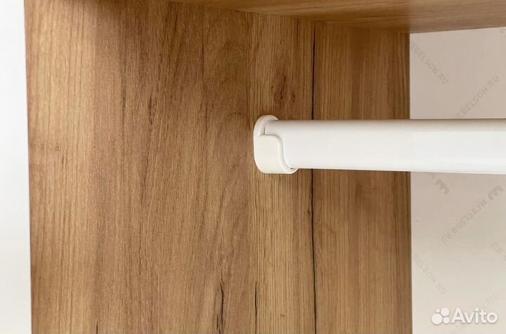 Форсаж Шкаф комбинированный (с ящ. 2-створчатый) (дуб крафт золотой/белый)