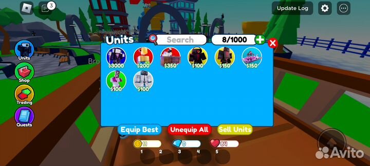 Продаю юнитов в ттд