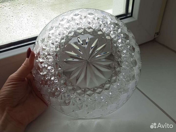 Салатница салатник хрустальный советский СССР